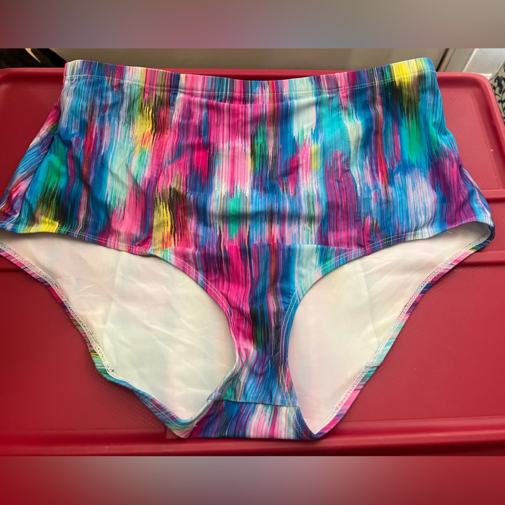Torrid Swim Bottom 1X multicolor